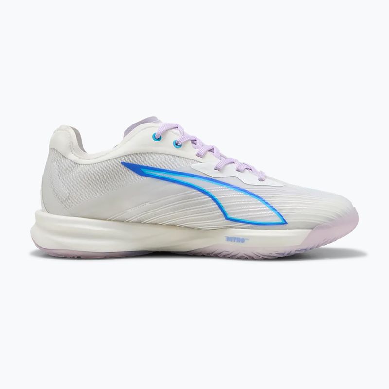 Handball shoes PUMA Accelerate Nitro SQD 5 puma white/royal sapphire/light lavender 2