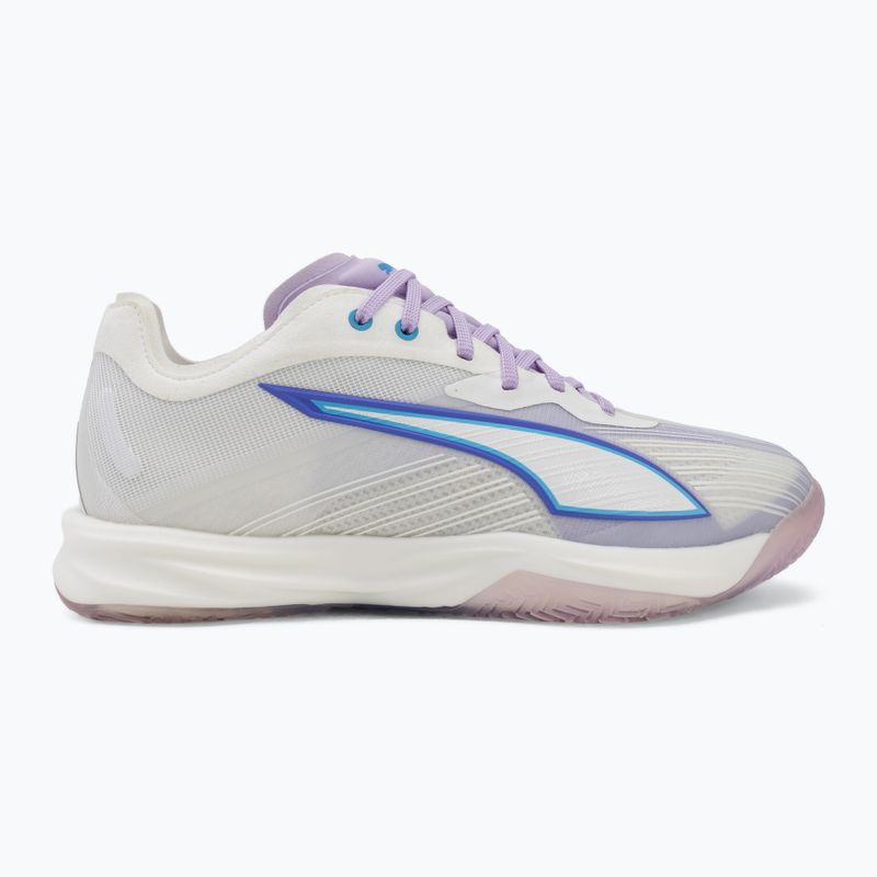 Handball shoes PUMA Accelerate Nitro SQD 5 puma white/royal sapphire/light lavender 2