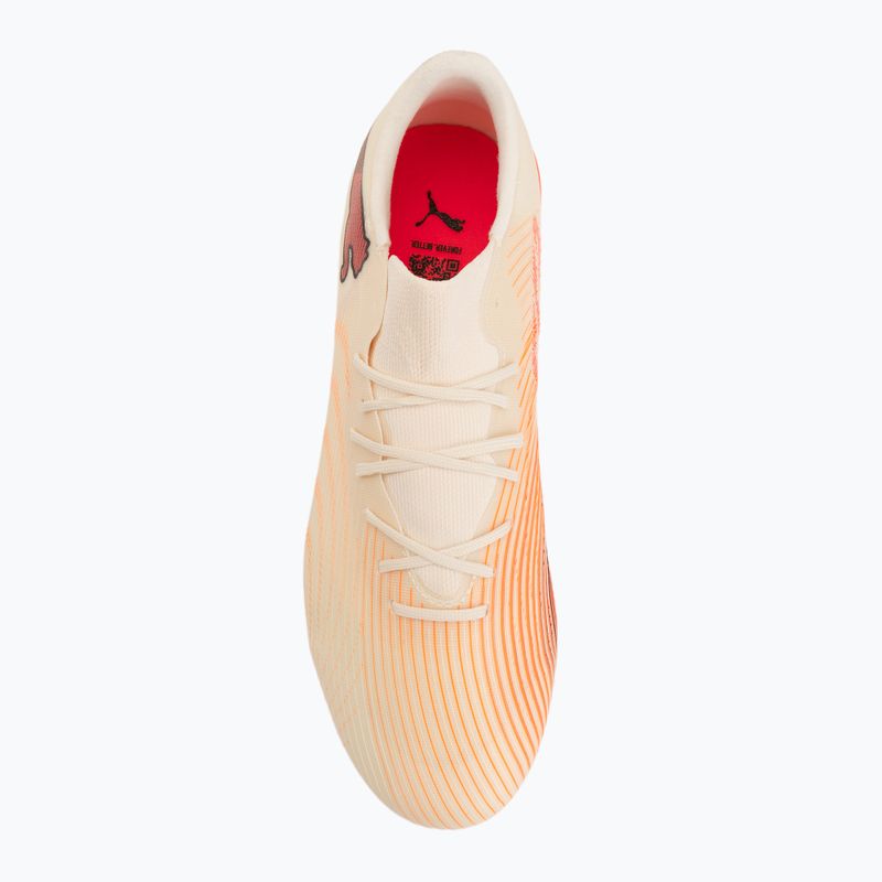 Football boots PUMA Future 9 Match Fusion FG/AG sugared almond/puma white/ultra red/puma black 3