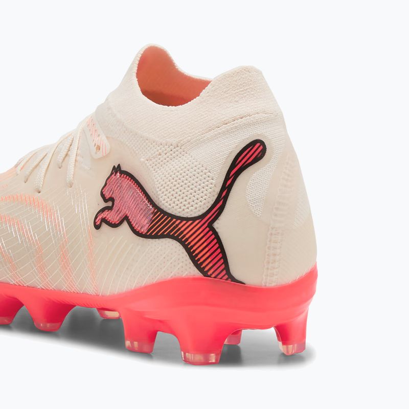 Children's football boots PUMA Future 9 Pro FG/AG Jr sugared almond/puma white/ultra red/puma black 6
