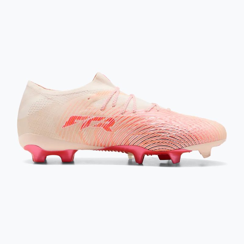 Football boots PUMA Future 9 Ultimate Low FG sugared almond/puma white/ultra red/puma black 2