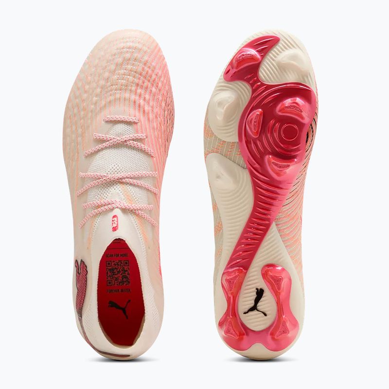 Football boots PUMA Future 9 Ultimate Low FG sugared almond/puma white/ultra red/puma black 5