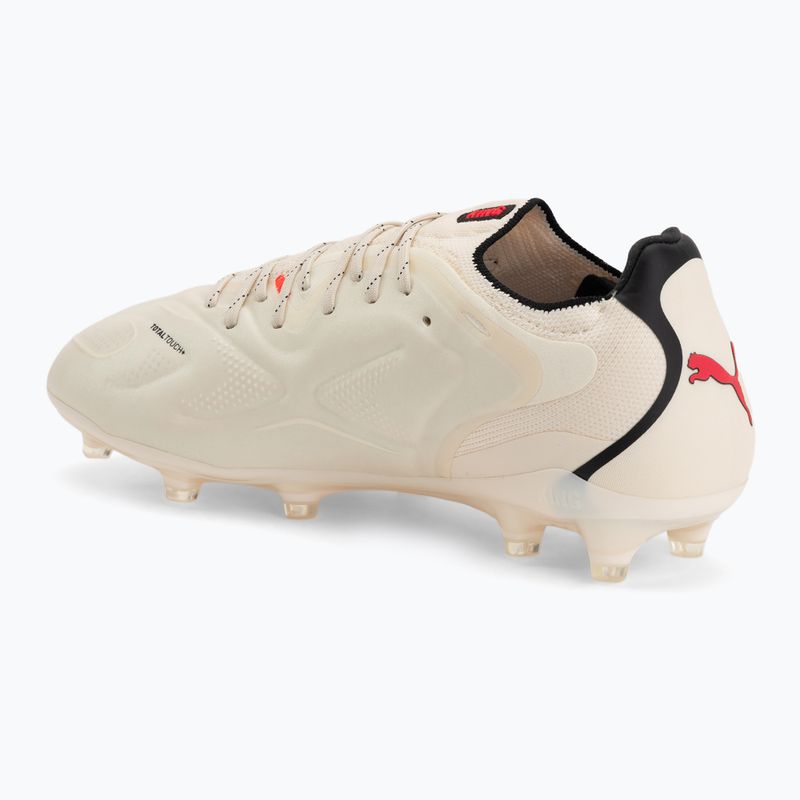 Football boots PUMA King 20 Ultimate FG/AG sugared almond/puma black/ultra red 3