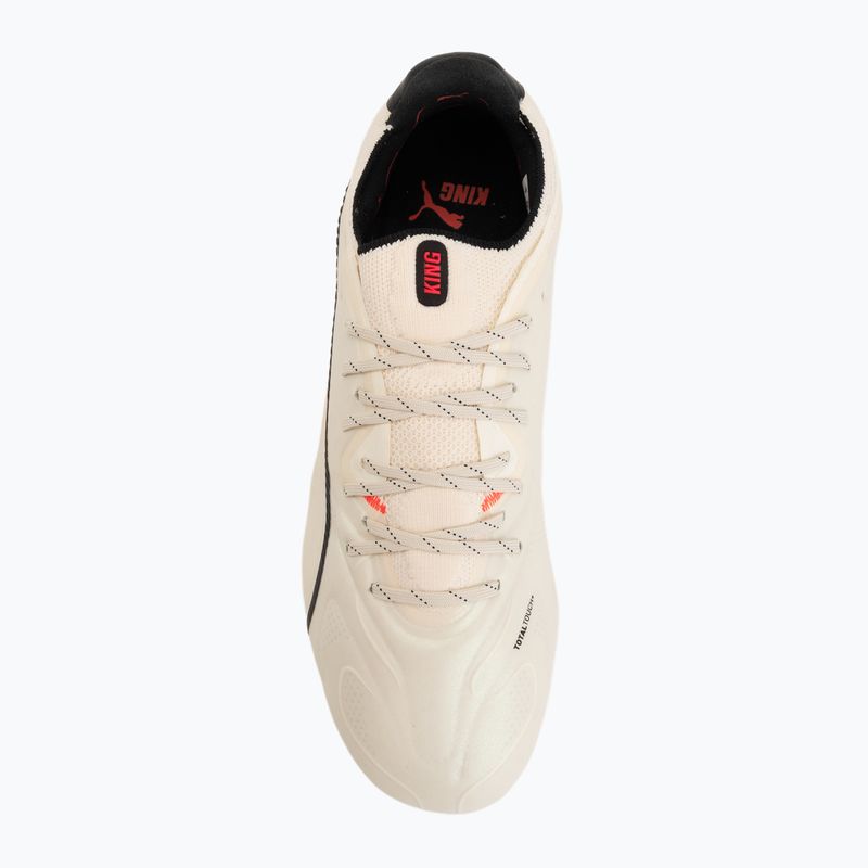 Football boots PUMA King 20 Ultimate FG/AG sugared almond/puma black/ultra red 5