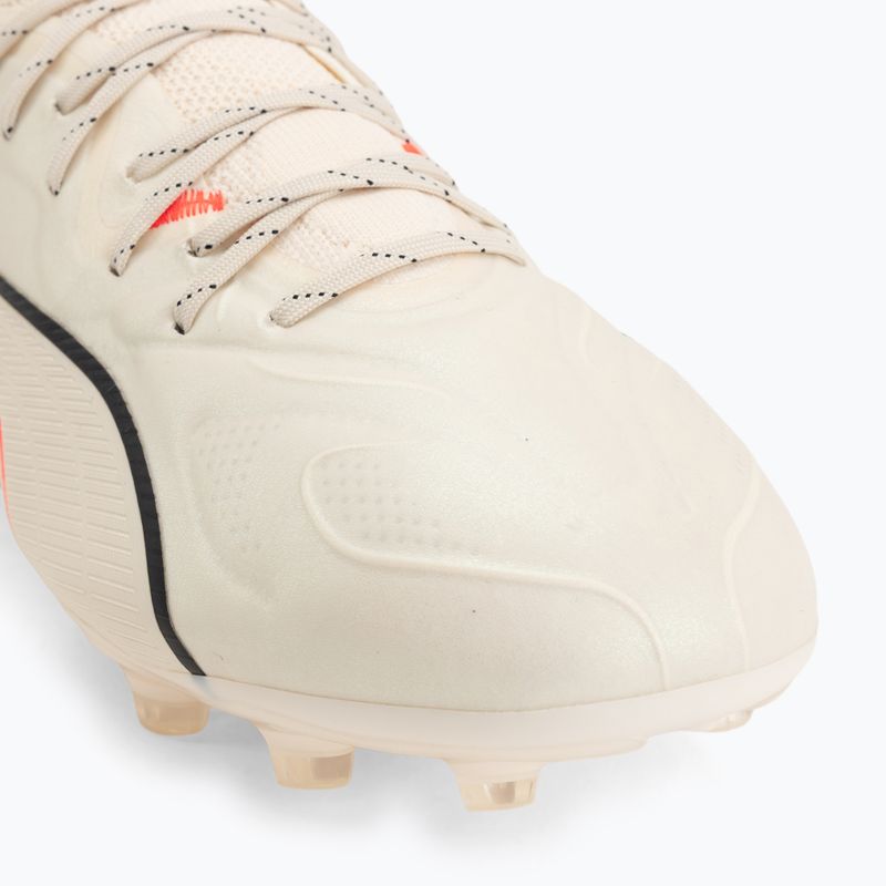 Football boots PUMA King 20 Ultimate FG/AG sugared almond/puma black/ultra red 7