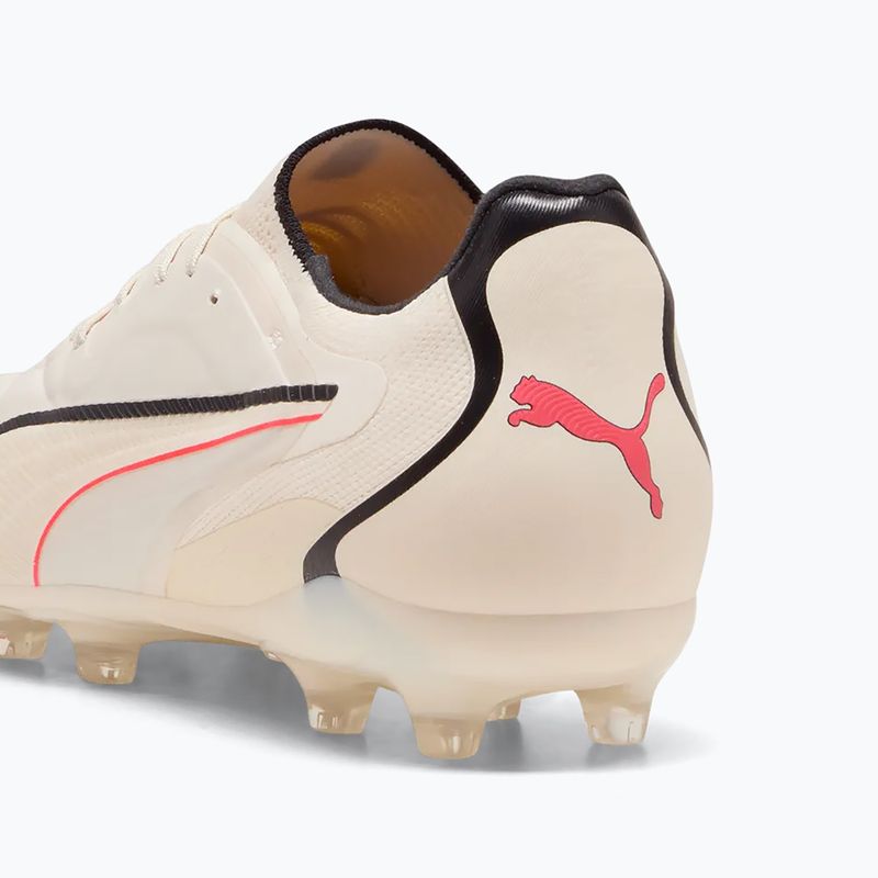 Football boots PUMA King 20 Pro FG/AG sugared almond/puma black/ultra red 6