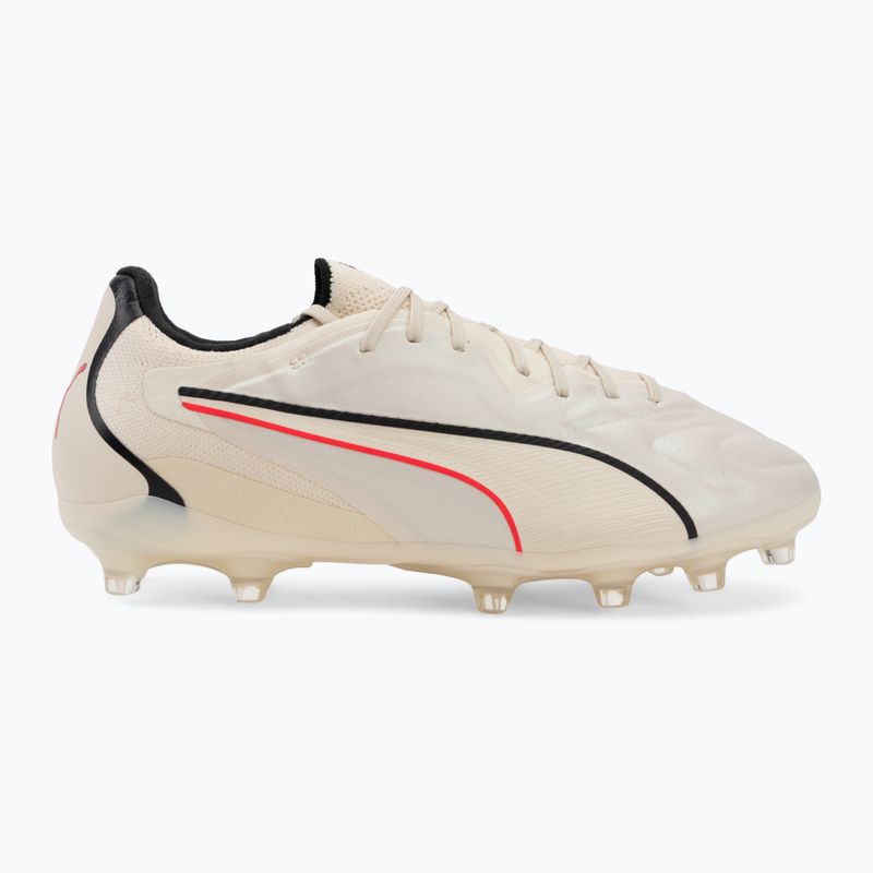 Football boots PUMA King 20 Pro FG/AG sugared almond/puma black/ultra red 2