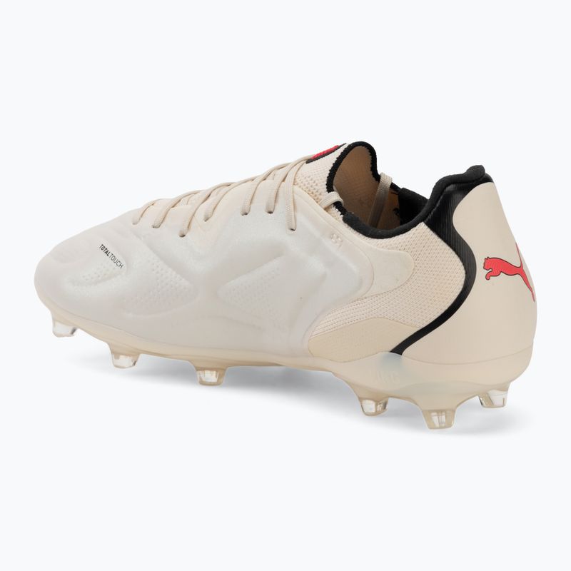 Football boots PUMA King 20 Pro FG/AG sugared almond/puma black/ultra red 3