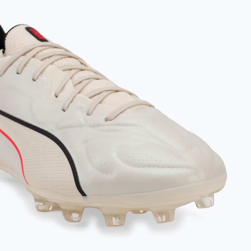 Football boots PUMA King 20 Pro FG/AG sugared almond/puma black/ultra red 7