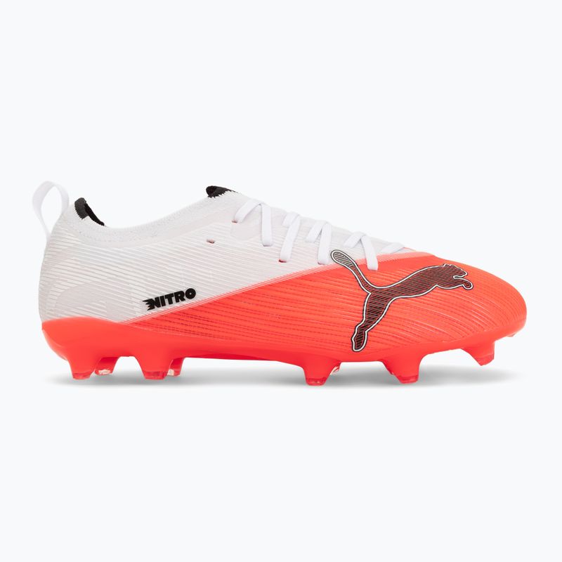 Children's football boots Puma Ultra Nitro 7 Ultimate FG/AG Jr ultra red/puma black/puma white 2