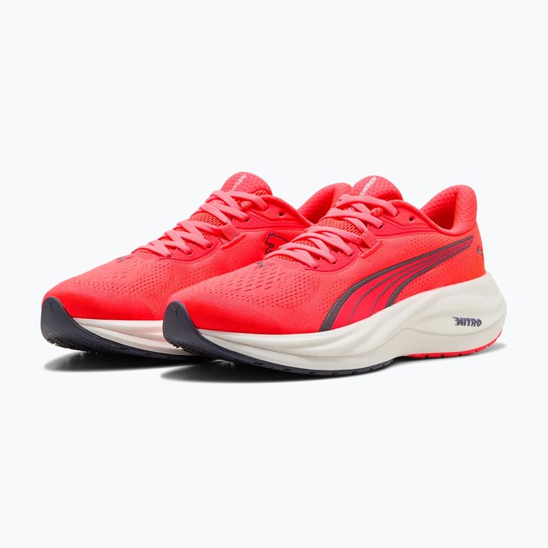 Running shoes Puma Electrify Nitro 5 ultra red/inky depths 4
