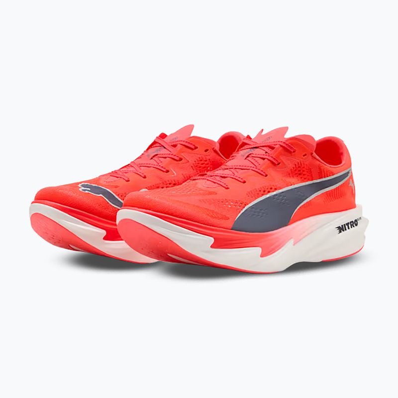 Men's running shoes PUMA Deviate Nitro Elite 4 ultra red/inky depths 3