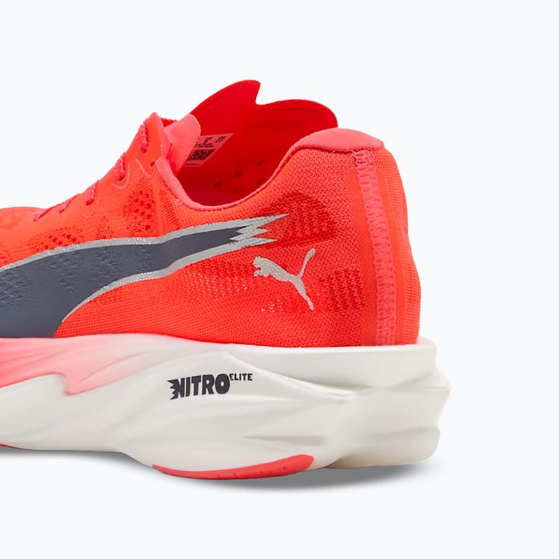 Men's running shoes PUMA Deviate Nitro Elite 4 ultra red/inky depths 5