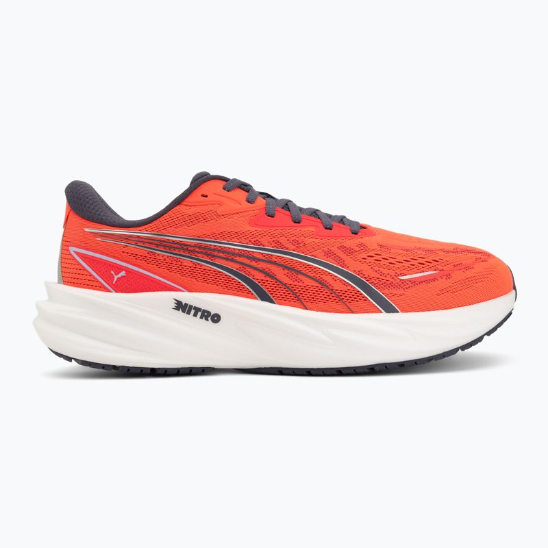 Men's running shoes Puma Velocity Nitro 5 ultra red/inky depths 2