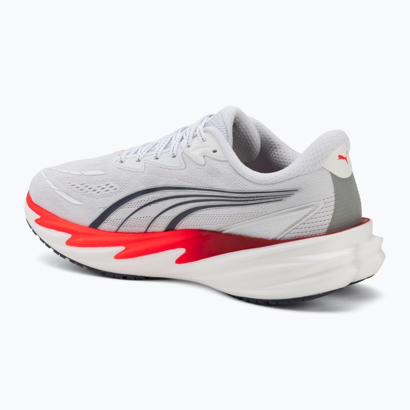 Men's running shoes Puma Velocity Nitro 5 puma white/ultra red 3