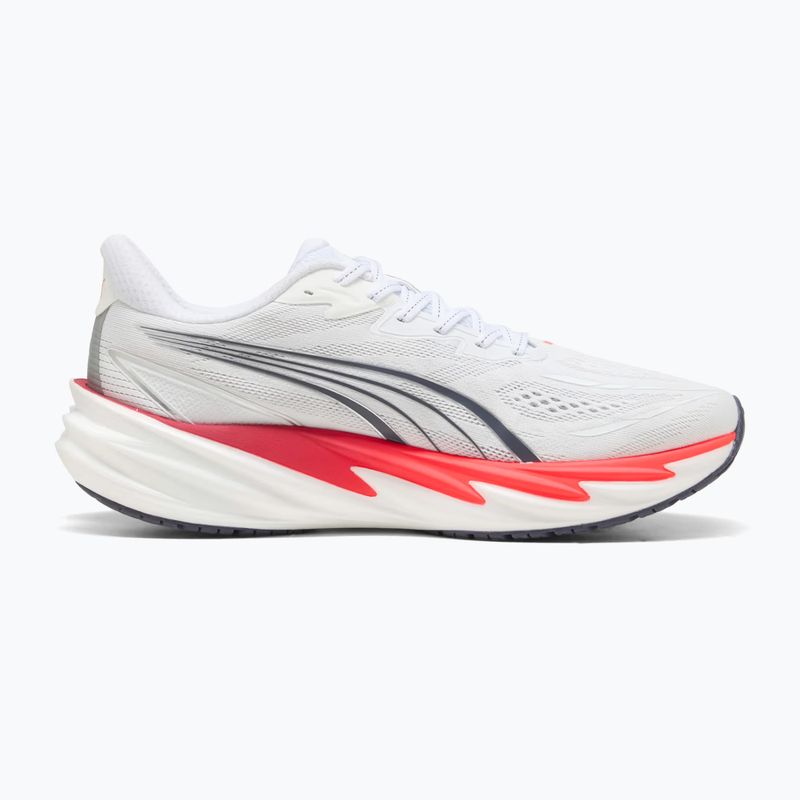 Men's running shoes Puma Velocity Nitro 5 puma white/ultra red 2