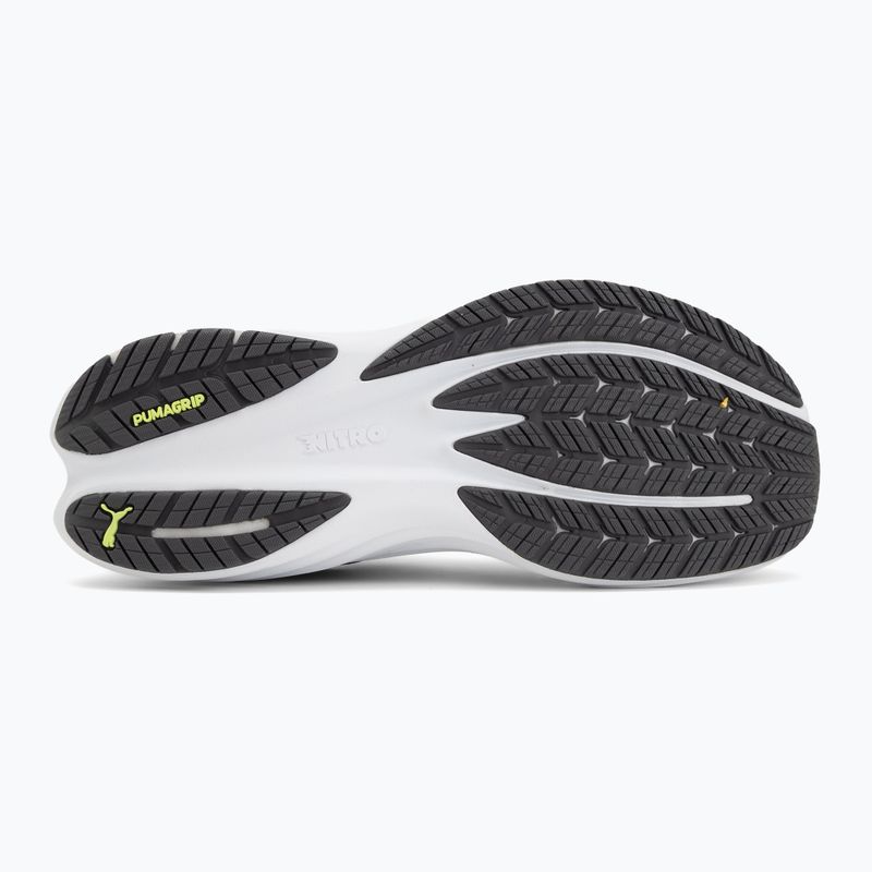 Men's running shoes Puma Velocity Nitro 5 moody gray/sunny lime 4