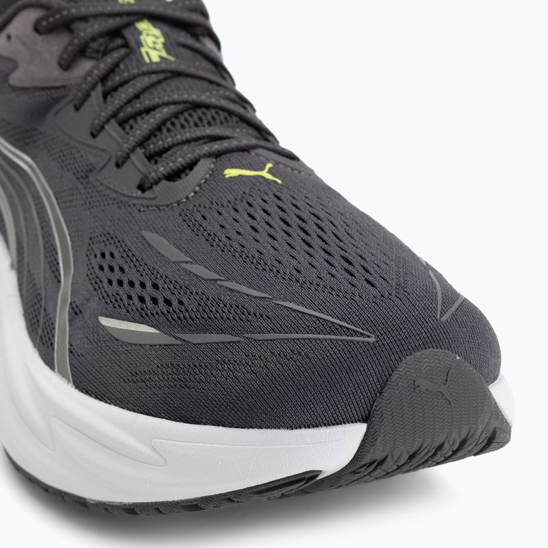 Men's running shoes Puma Velocity Nitro 5 moody gray/sunny lime 7