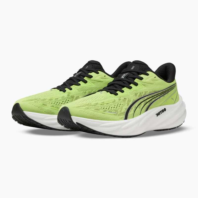 Men's running shoes Puma Velocity Nitro 5 sunny lime/moody gray 4