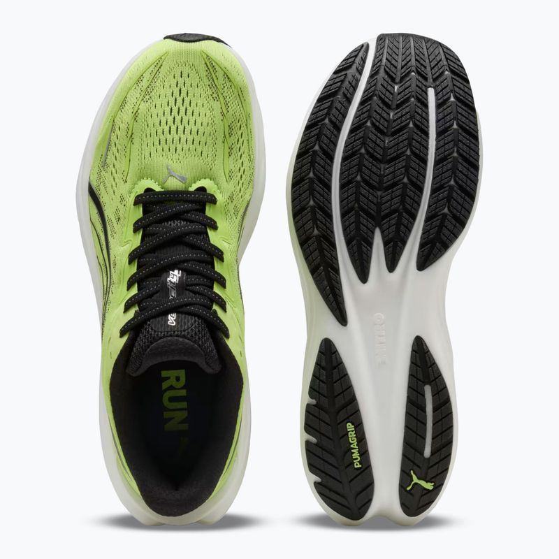 Men's running shoes Puma Velocity Nitro 5 sunny lime/moody gray 5