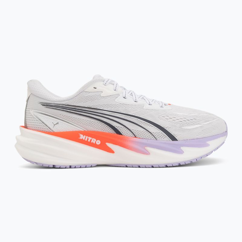 Women's running shoes Puma Velocity Nitro 5 puma white/ultra red 2