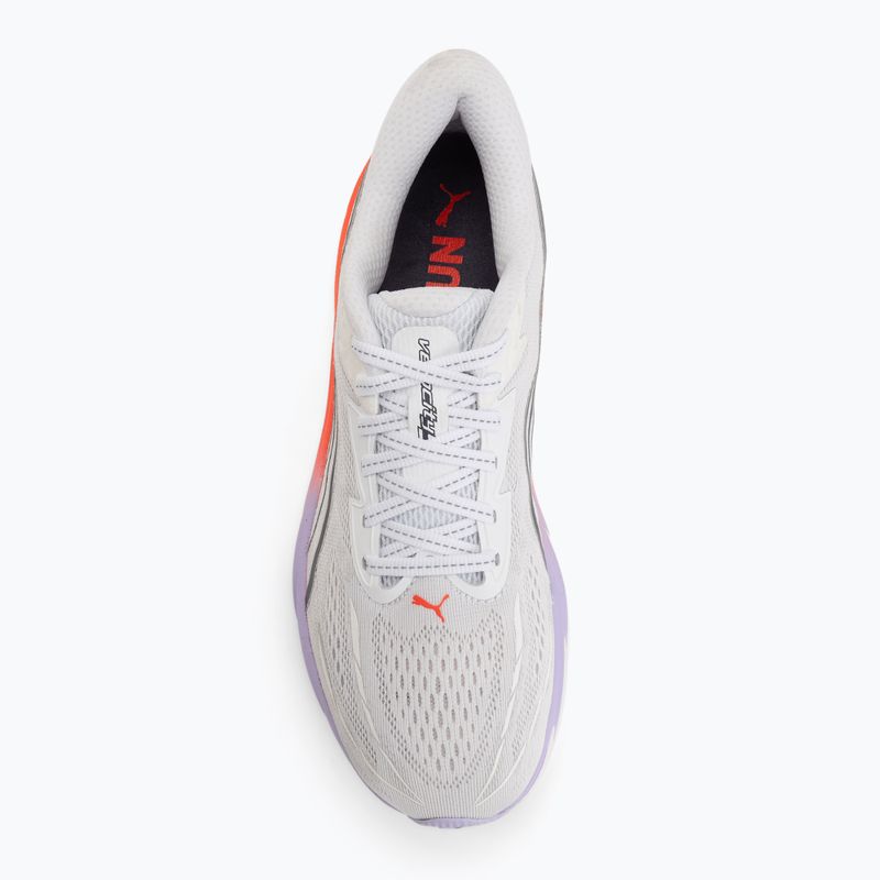 Women's running shoes Puma Velocity Nitro 5 puma white/ultra red 5