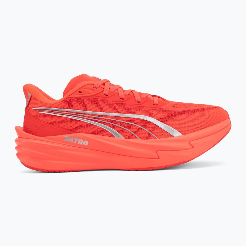 Men's running shoes PUMA Deviate Nitro 4 ultra red/puma silver 2