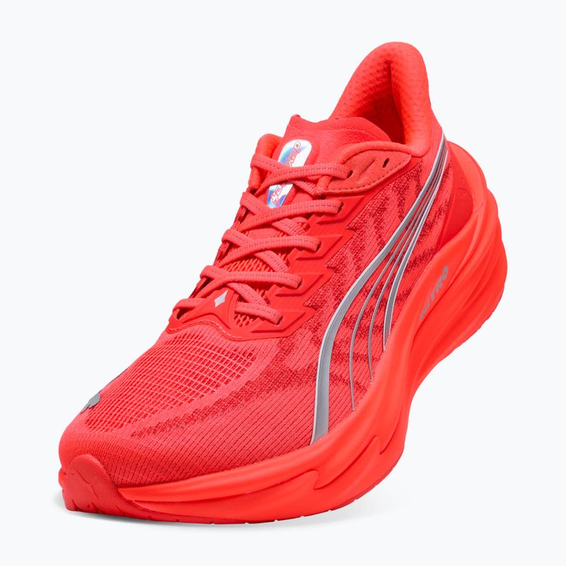 Men's running shoes PUMA Deviate Nitro 4 ultra red/puma silver 4