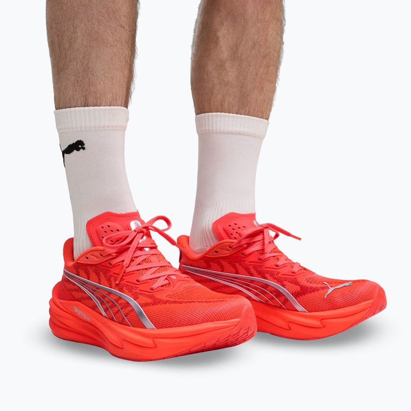 Men's running shoes PUMA Deviate Nitro 4 ultra red/puma silver 7