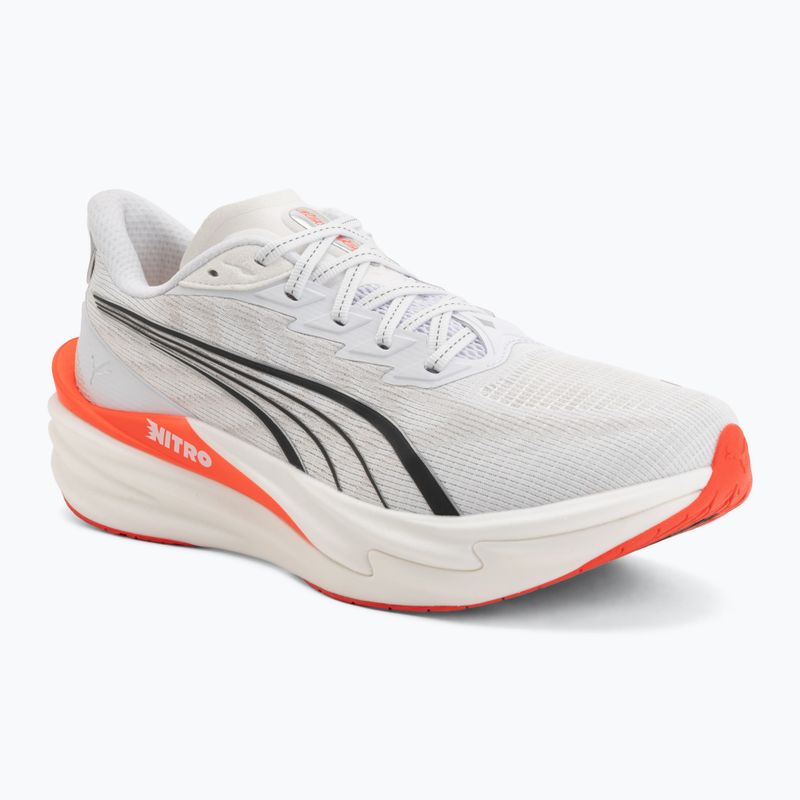 Men's running shoes PUMA Deviate Nitro 4 puma white/ultra red