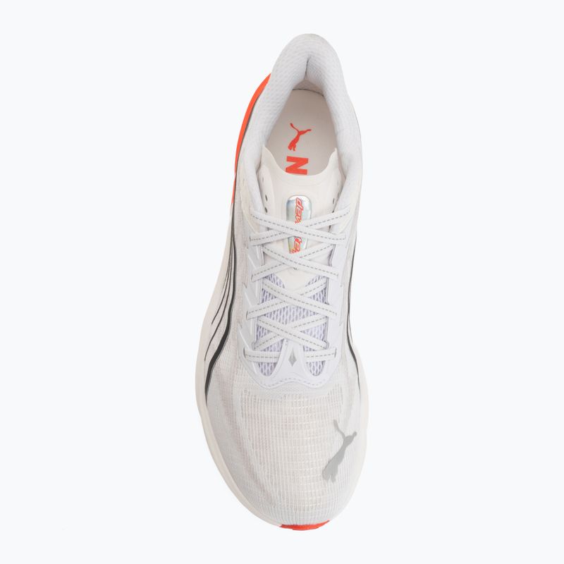 Men's running shoes PUMA Deviate Nitro 4 puma white/ultra red 5