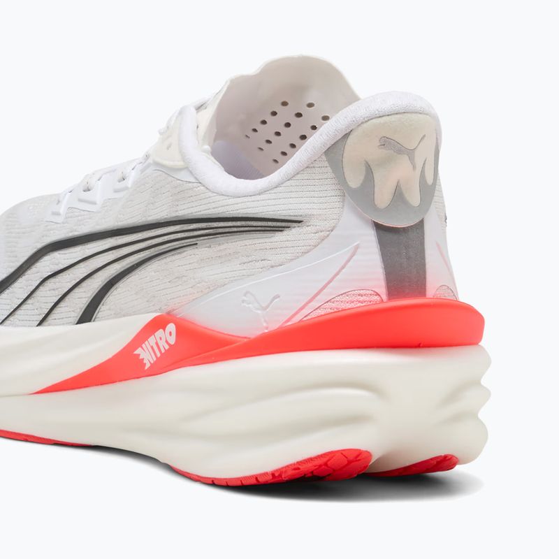 Men's running shoes PUMA Deviate Nitro 4 puma white/ultra red 6