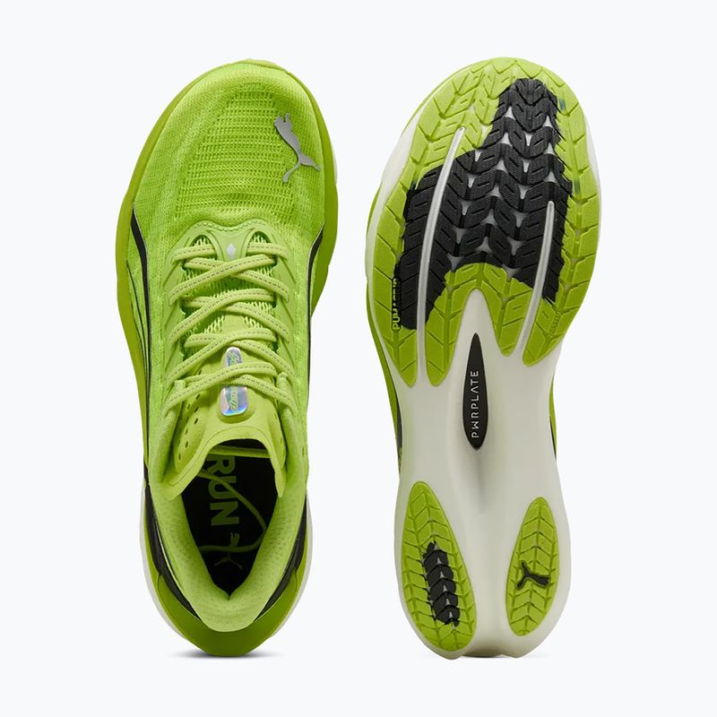 Men's running shoes PUMA Deviate Nitro 4 sunny lime/puma black 4