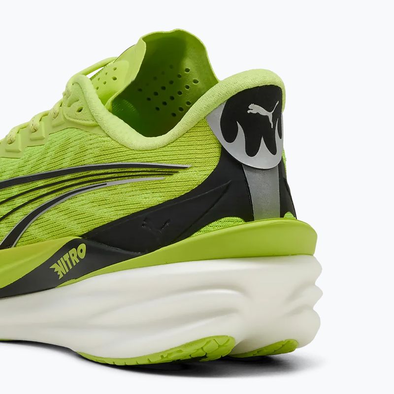 Men's running shoes PUMA Deviate Nitro 4 sunny lime/puma black 5
