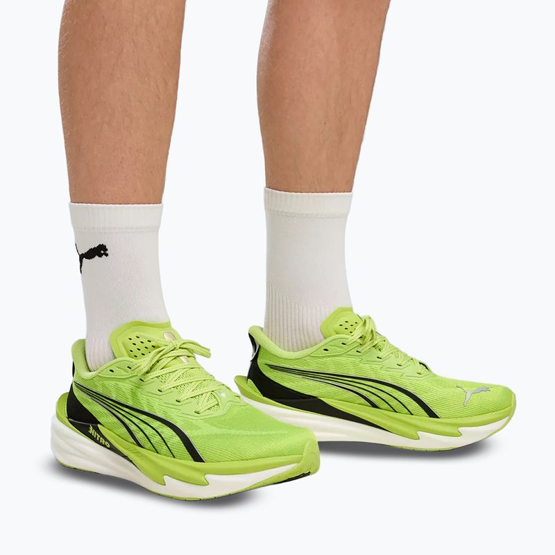 Men's running shoes PUMA Deviate Nitro 4 sunny lime/puma black 6