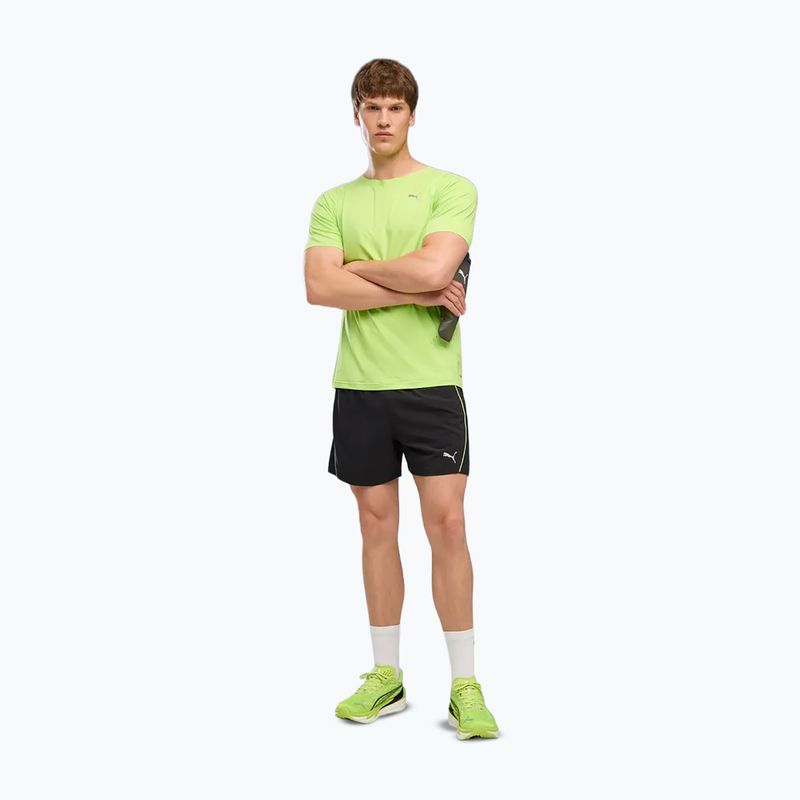 Men's running shoes PUMA Deviate Nitro 4 sunny lime/puma black 7