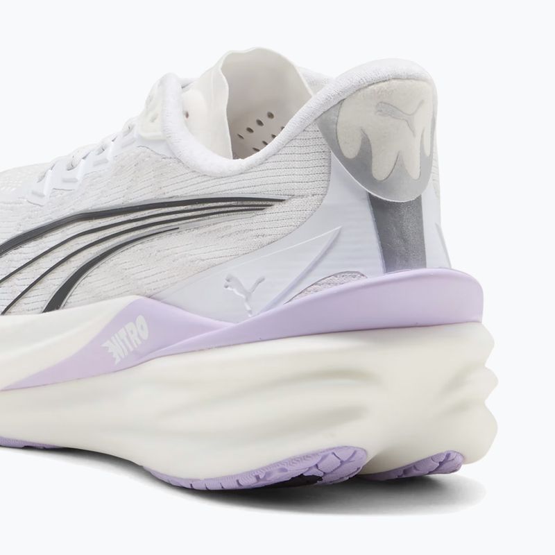 Women's running shoes PUMA Deviate Nitro 4 puma white/light lavender 6