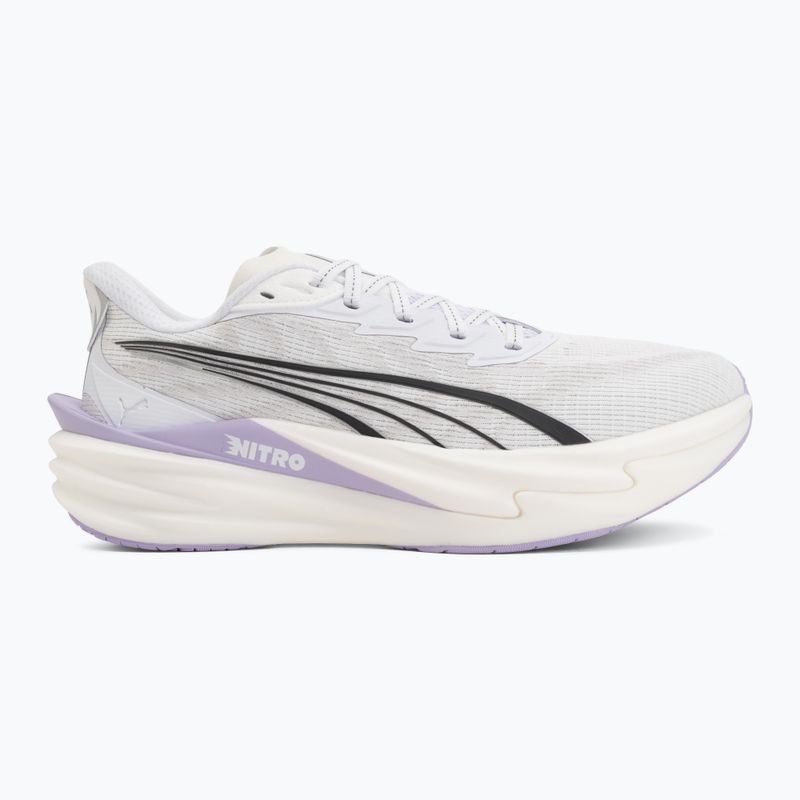 Women's running shoes PUMA Deviate Nitro 4 puma white/light lavender 2