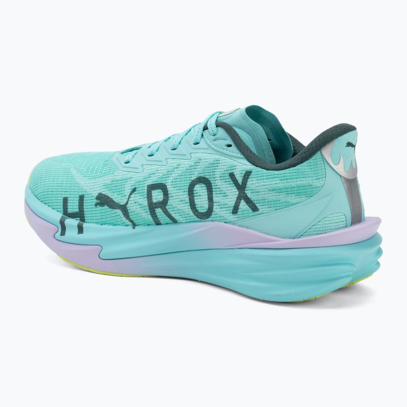 Training shoes PUMA Deviate Nitro 4 X Hyrox intense mint/light lavender 3