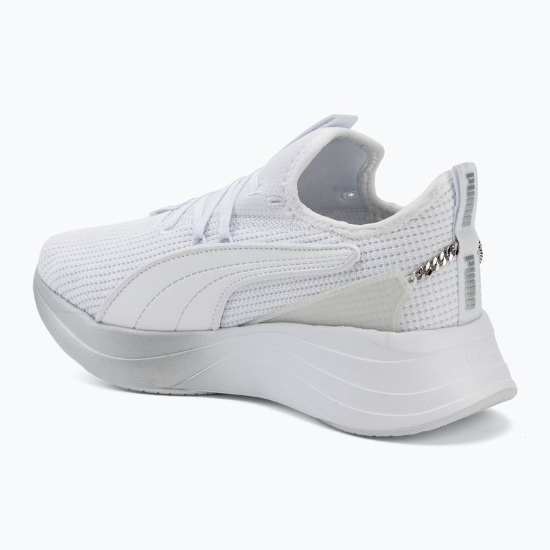 Women's shoes PUMA Softride Sabrina Polished Chrome puma white/silver mist/puma silver 3