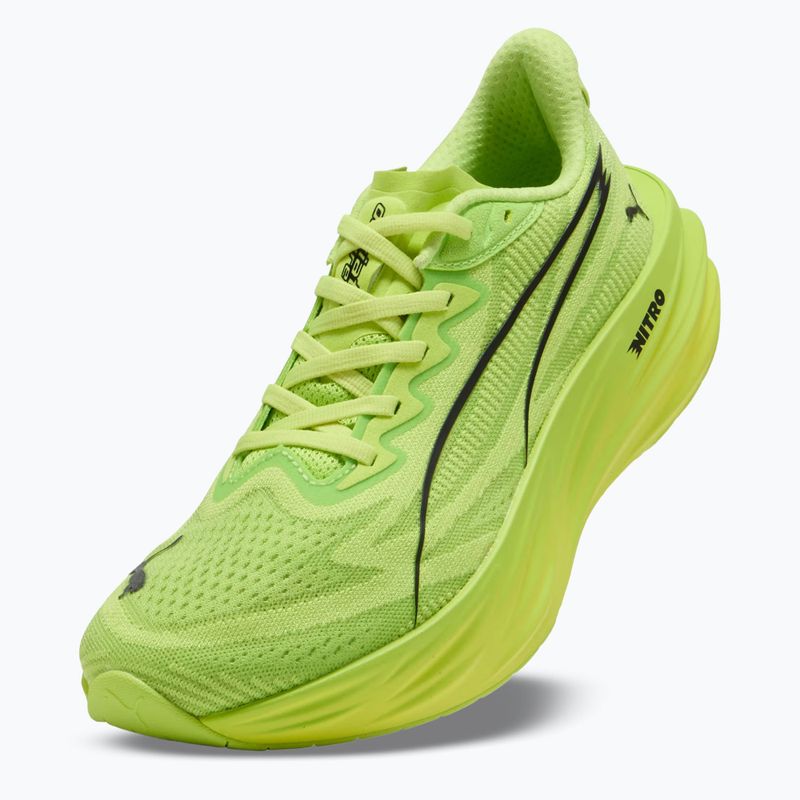 Women's running shoes Puma Deviate Pure Nitro sunny lime 3