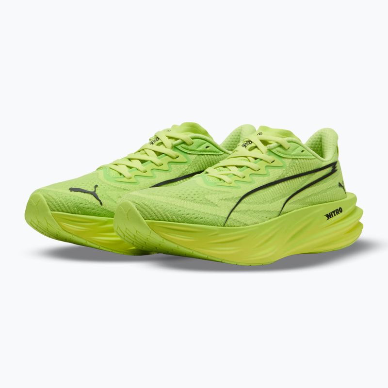 Women's running shoes Puma Deviate Pure Nitro sunny lime 4