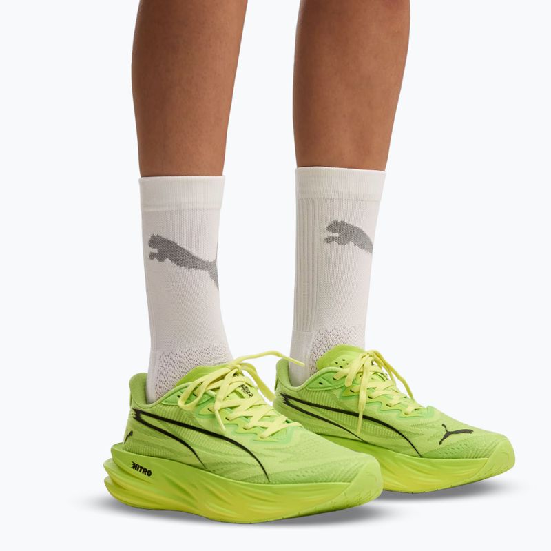 Women's running shoes Puma Deviate Pure Nitro sunny lime 7