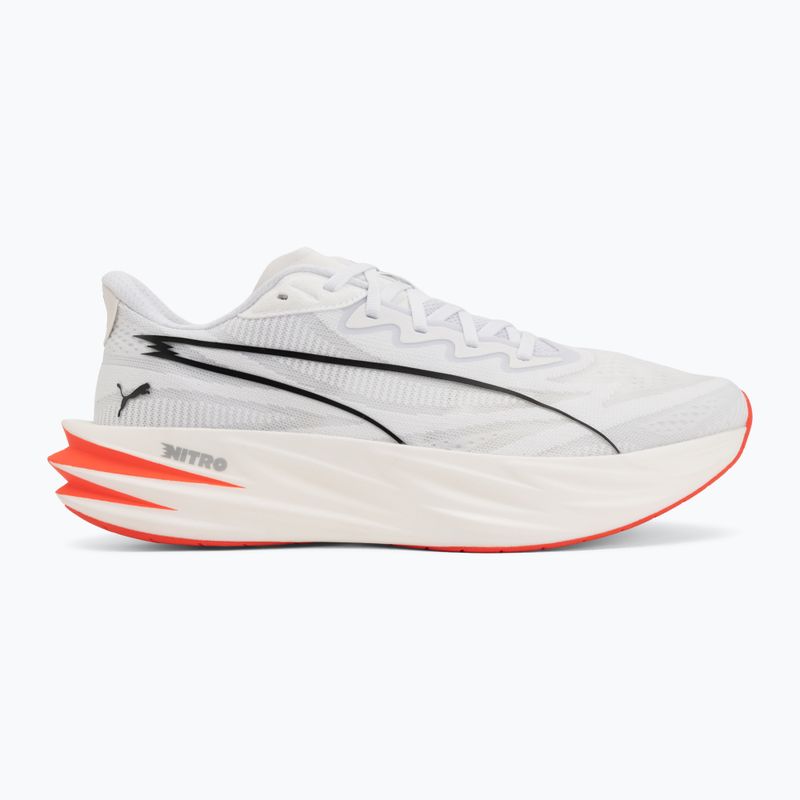 Men's running shoes Puma Deviate Pure Nitro puma white/ultra red 2