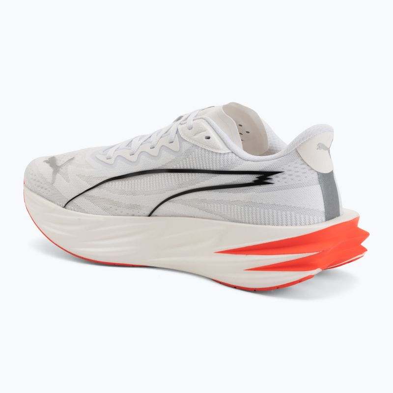 Men's running shoes Puma Deviate Pure Nitro puma white/ultra red 3