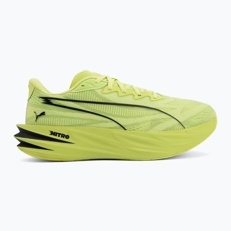 Men's running shoes Puma Deviate Pure Nitro sunny lime/puma black 2