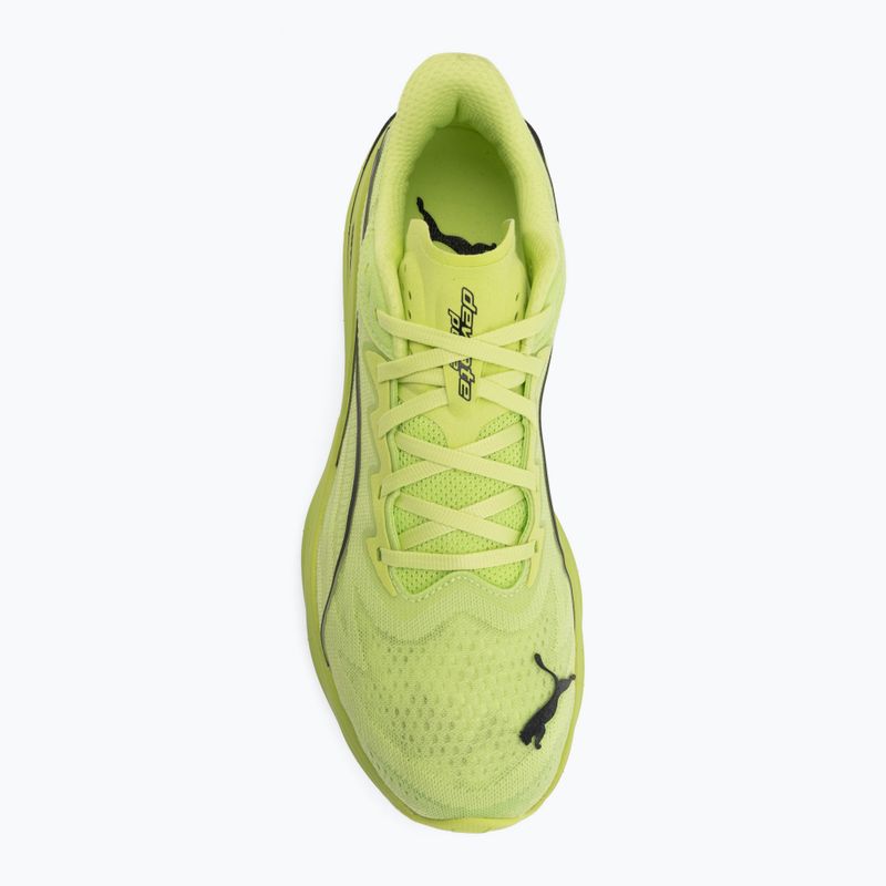 Men's running shoes Puma Deviate Pure Nitro sunny lime/puma black 5