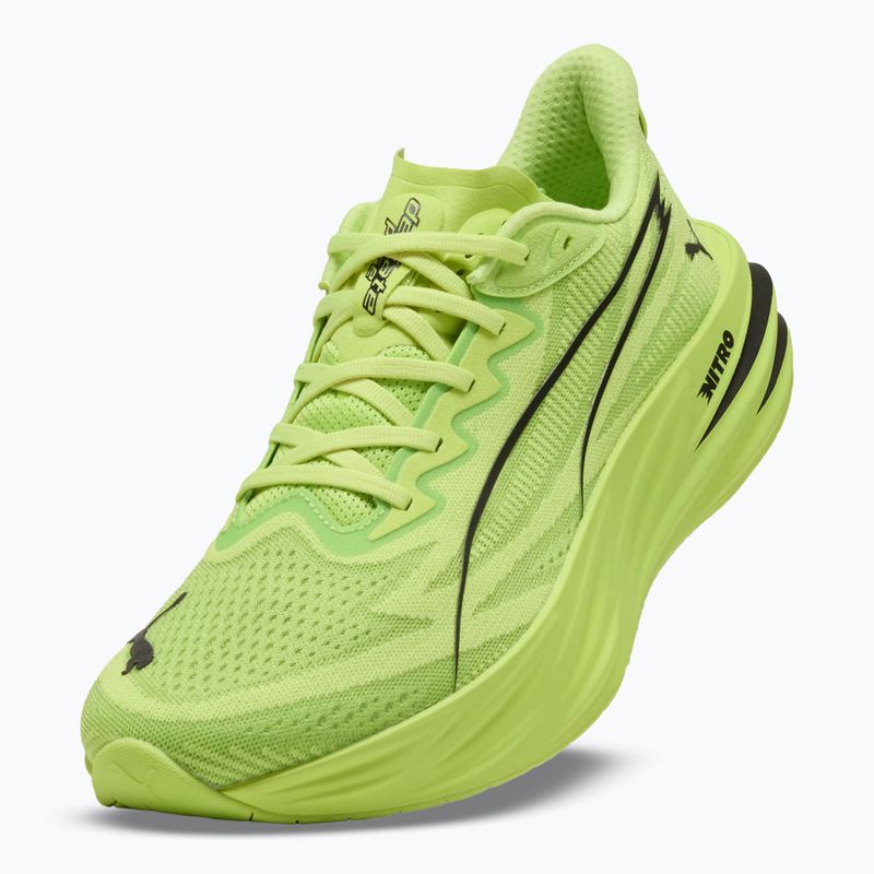 Men's running shoes Puma Deviate Pure Nitro sunny lime/puma black 3