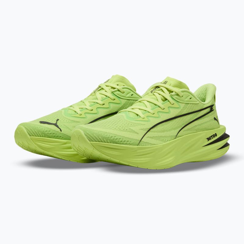 Men's running shoes Puma Deviate Pure Nitro sunny lime/puma black 4