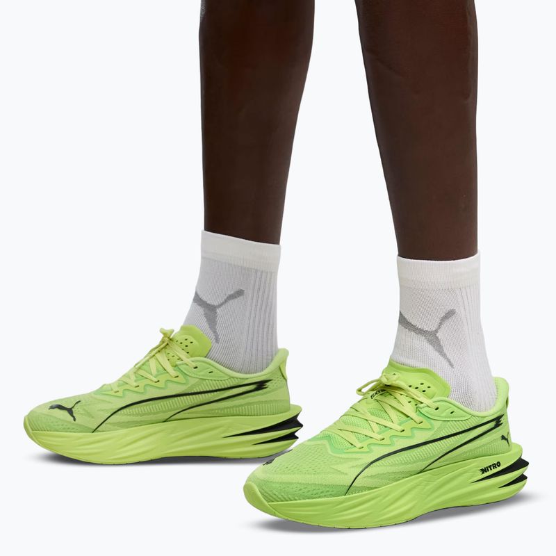 Men's running shoes Puma Deviate Pure Nitro sunny lime/puma black 6